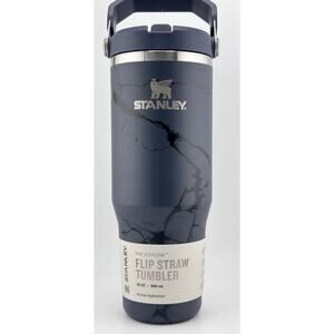 Stanley Ice Flow Flip Straw Tumbler 30 oz, TWILIGHT BLUE MARBLE